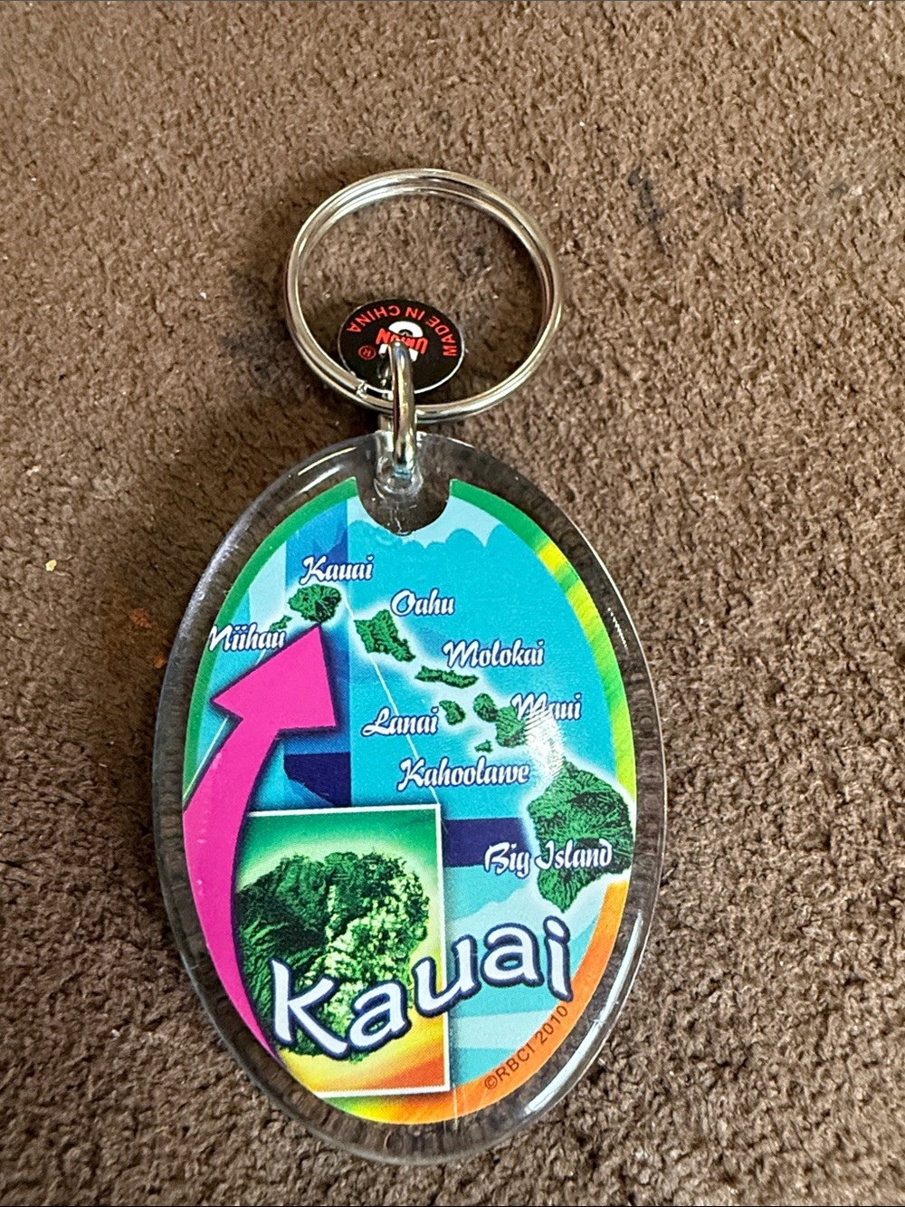 🧡 15 items for $20🧡 Kauai Souvenir Keychain - Bright Multicolor